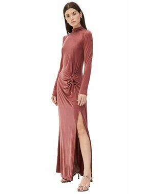 young fabulous and broke halter dress Young Fabulous & Broke Halter Blue Purple White Ombre Maxi Dress XS